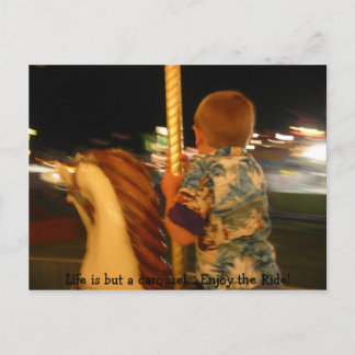 Cartão Postal Sonhos do carrossel