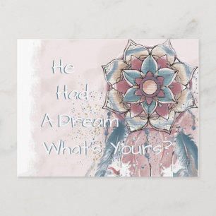 Cartão Postal Sonhos MLK
