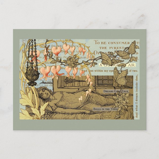 Cartão Postal Sonhos primavera (Frente)