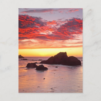 Cartão Postal Sonnenuntergang am Harris Beach, Brookings, Oregon