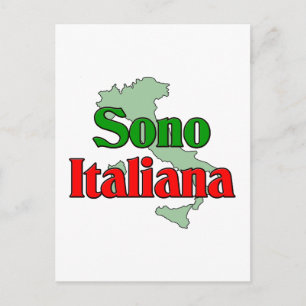 Cartão Postal Sono Italiana