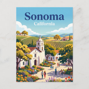 Cartão Postal Sonoma Califórnia
