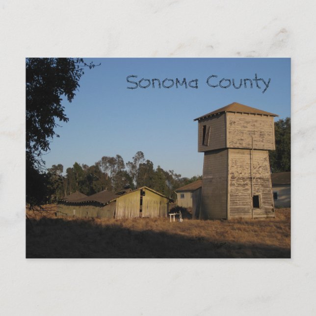 Cartão Postal Sonoma Landscape (Frente)