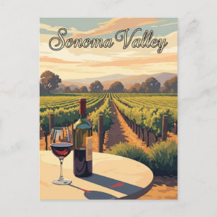 Cartão Postal Sonoma Valley California Viagem