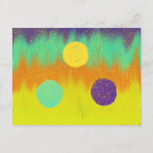 Cartão Postal Sons De Trindade Da Arte Profeética Cristã Céu