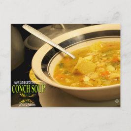 Cartão Postal Sopa Conch