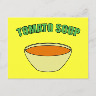 Cartão Postal Sopa De Tomate