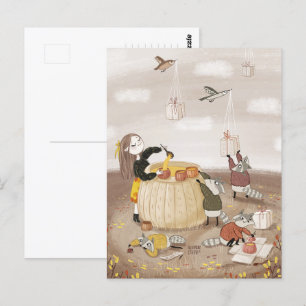 Cartão Postal Sopa Festiva por Alexandra Dikaia