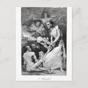 Cartão Postal Sopro de Francisco Goya