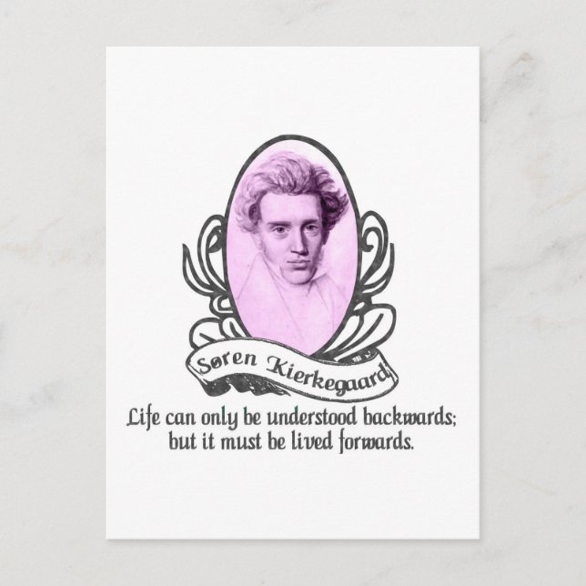 Cartão Postal Søren Kierkegaard (Frente)