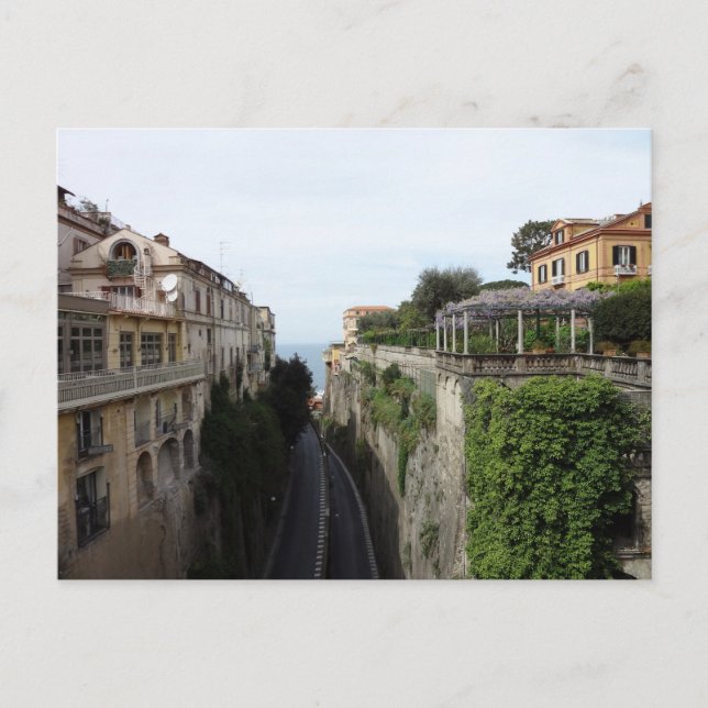 Cartão Postal Sorrento, Itália (Frente)
