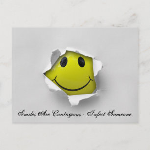 Cartão Postal Sorria