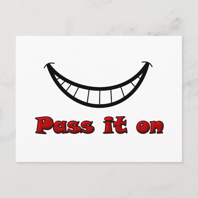 Cartão Postal Sorria (Frente)