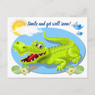 Cartão Postal Sorria e melhore logo!