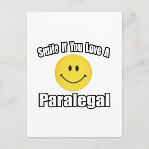 Cartão Postal Sorria se você ama um assistente jurídico