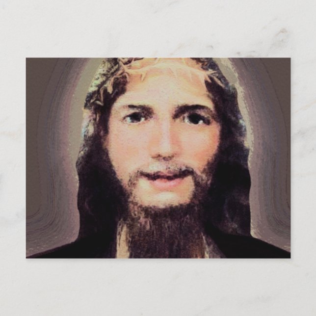 Cartão Postal Sorrindo Jesus (Frente)