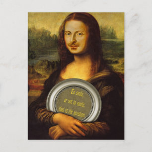 Cartão Postal Sorrir Ou Não Sorrir