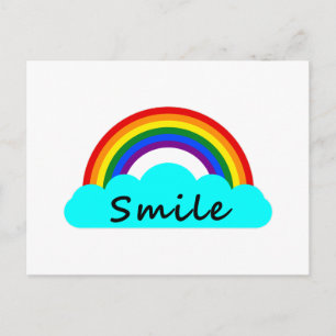 Cartão Postal Sorriso - Arco-íris LGBT