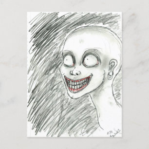 Cartão Postal Sorriso Branco