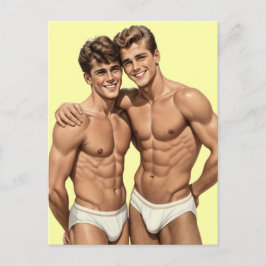 Cartão Postal Sorriso da Era de Ouro: Um Retrato Vintage da Aleg
