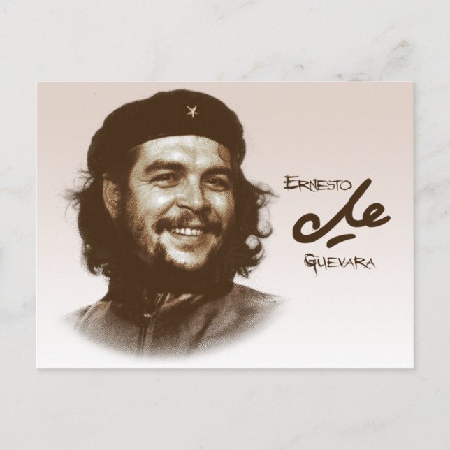 Cartão Postal Sorriso de Ernesto Che Guevara (Frente)