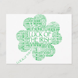 CARTÃO POSTAL SORTE DA IRLANDA