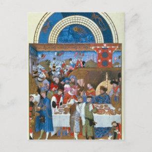 Cartão Postal Sorte de Janeiro: cena do banquete