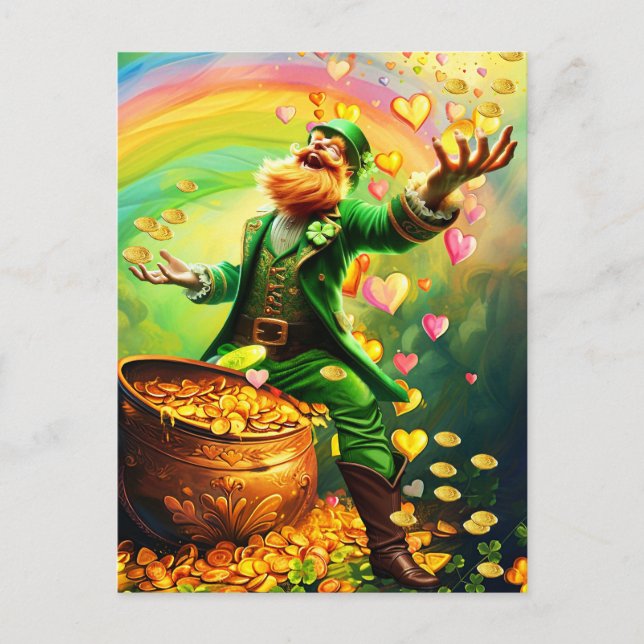 CARTÃO POSTAL SORTE IRLANDA (Frente)