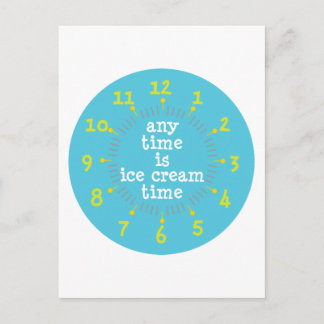 Cartão Postal Sorvete