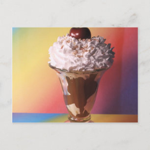Cartão Postal Sorvete Sundae
