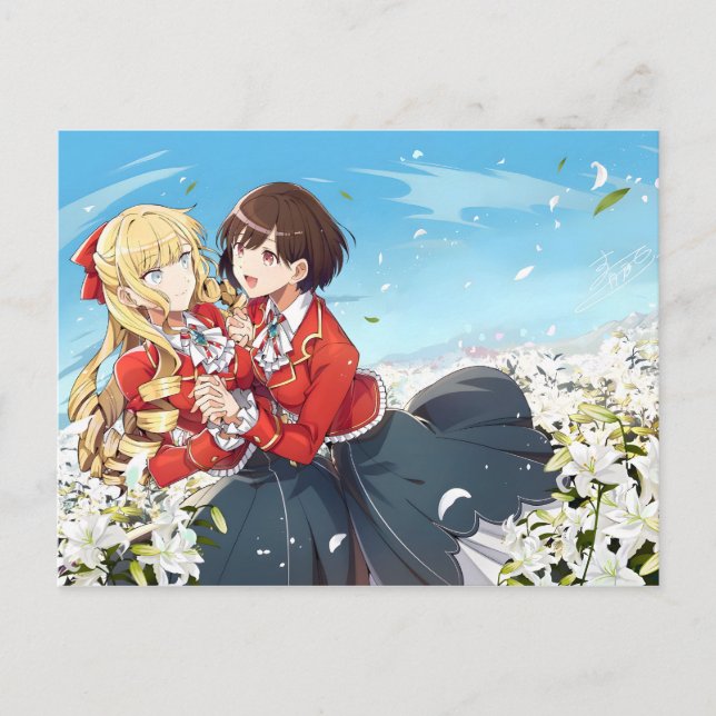 Cartão Postal Sou A Favor Da Villainess | | Rae x Claire (Frente)