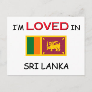 Cartão Postal Sou amado no SRI LANKA