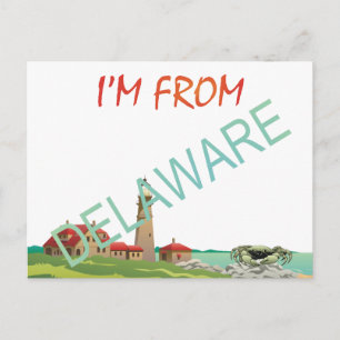 Cartão Postal Sou de Delaware