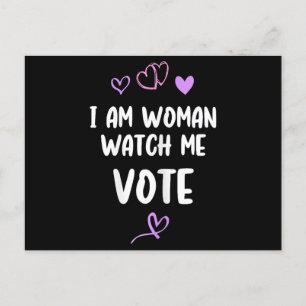 Cartão Postal Sou Mulher, Cuidado Para Votar