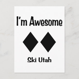 Cartão Postal Sou o Fantástico Ski Utah