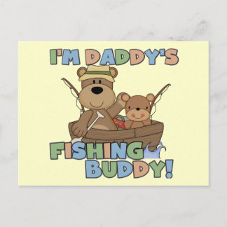 Cartão Postal Sou Pai pescando camisetas e presentes