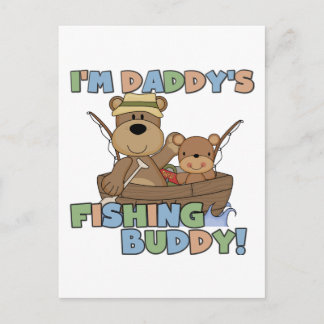 Cartão Postal Sou Pai pescando camisetas e presentes