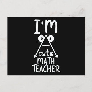 Cartão Postal Sou professor de matemática bonitinho