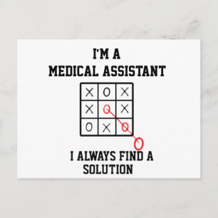 Cartão Postal Sou uma Assistente Médica, Sempre Encontro uma Sol