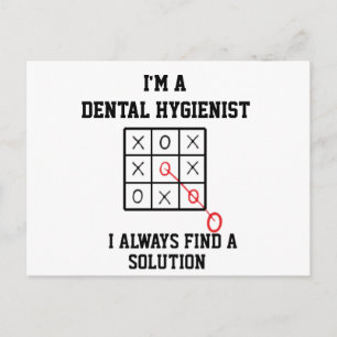 Cartão Postal Sou uma higienista dental, sempre encontro uma sol