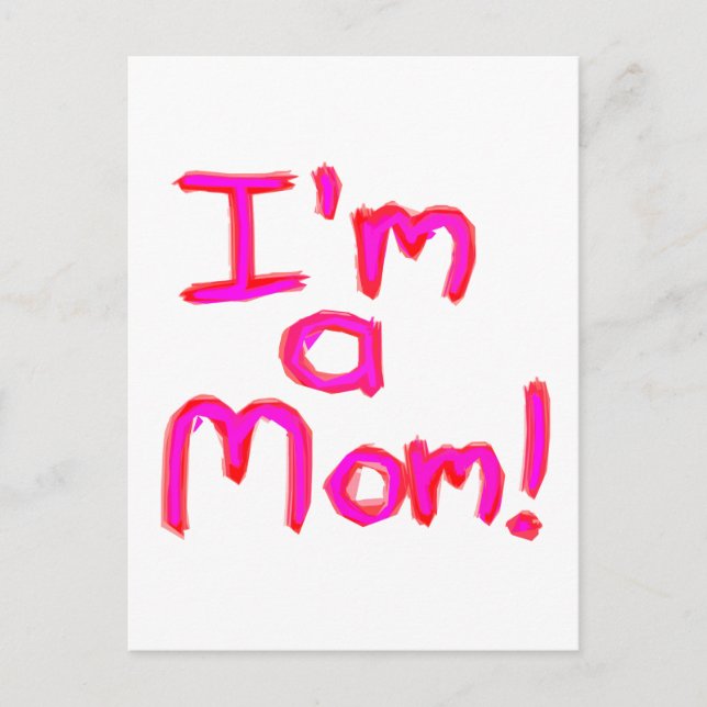 CARTÃO POSTAL SOU UMA MÃE! (Frente)