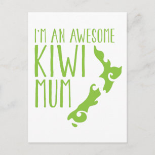 Cartão Postal Sou uma MÃE incrível do KIWI na Nova Zelândia