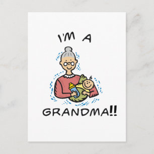 Cartão Postal Sou vovó-avó e bebê