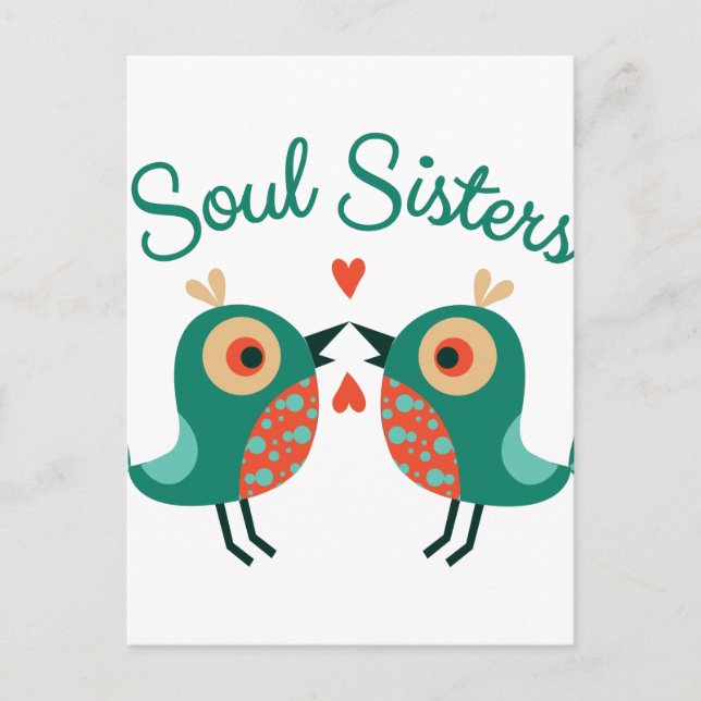 Cartão Postal Soul Sisters (Frente)