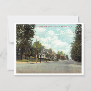 Cartão Postal South Amboy NJ, Main Street 1910