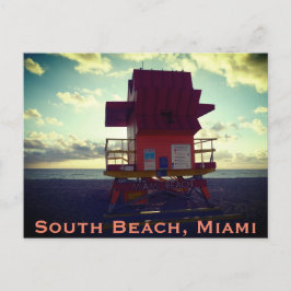Cartão Postal South Beach, Miami Lifeguard Stand (Resgate do Oce