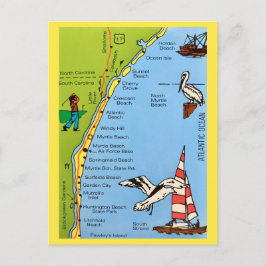 Cartão Postal South Carolina Coast Postcard