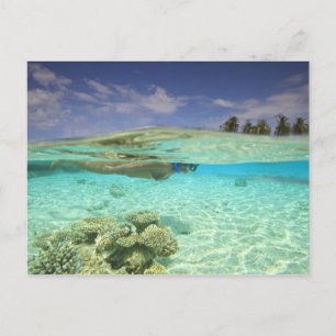 Cartão Postal South Huvadhoo Atoll, Maldivas do Sul, Índia