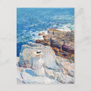 Cartão Postal South Ledges, Appledore, por Childe Hassam