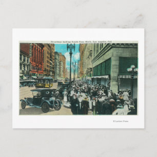 Cartão Postal Southern View of Broadway from 6 Street